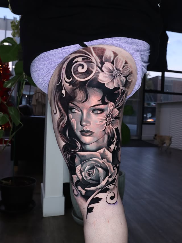 Realism tattoo by Naomi Burke